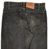 550 Levis Jeans - 32W 34L Black Cotton
