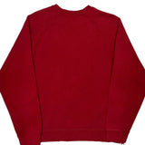 None Nike Sweatshirt - Large Red Cotton