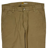 Carhartt Carpenter Pants - 38W 30L Khaki Cotton Blend
