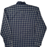 Guess Checked Shirt - Large Blue Cotton