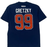Edmonton Oilers Reebok Nhl T-Shirt - Large Blue Cotton