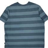 Patagonia Striped T-Shirt - 2XL Blue Cotton