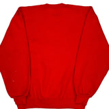 Made In USA Russell Athletic College Sweatshirt - Large Red Cotton