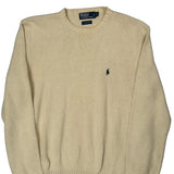 Polo By Ralph Lauren Sweater - Large Cream Cotton