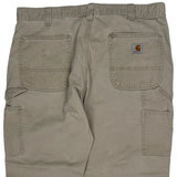 Carhartt Carpenter Trousers - 36W 30L Beige Cotton