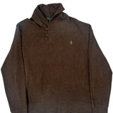 Polo By Ralph Lauren Sweater - Large Brown Cotton