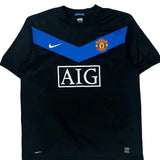 Manchester United Nike 2009-10 Away Football Shirt - XL Black Polyester