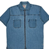Levis Denim Shirt - Large Blue Cotton
