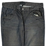 Fusai Hip Hop Jeans - 36W 28L Grey Denim