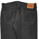 Levis 505 Jeans - 36W 31L Gray Cotton