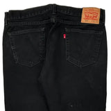 Levis Jeans - 36W 29L Black Cotton