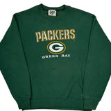 Green Bay Packers Lee Sport Nfl Sweatshirt - Medium Green Cotton