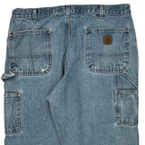 Carhartt Carpenter Pants - 38W 30L Blue Cotton
