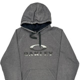 Oakley Hoodie - Large Gray Cotton Blend