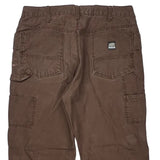 Berne Carpenter Trousers - 34W 30L Brown Cotton