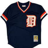 Detroit Tigers Mitchell & Ness Graphic Jersey - Medium Navy Polyester