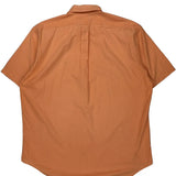 Blake Ralph Lauren Short Sleeve Shirt - Large Orange Cotton
