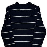 Tommy Hilfiger Striped Sweater - Small Navy Cotton