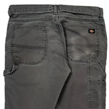 Dickies Carpenter Pants - 32W 30L Gray Cotton Blend