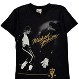 Michael Jackson Hanes Band T-Shirt - Small Black Cotton