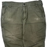 Carhartt Cargo Trousers - 40W 30L Green Cotton