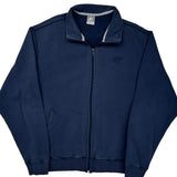 Nike Track Jacket - Large Navy Cotton