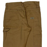 Wrangler Carpenter Trousers - 30W 32L Brown Cotton