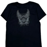 Harley Davidson Graphic T-Shirt - Large Black Cotton