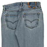 501 Levis Jeans - 34W 36L Light Wash Cotton