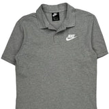Nike Polo Shirt - Medium Grey Cotton