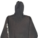 Carhartt Hoodie - Large Gray Cotton Blend