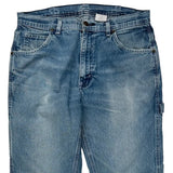 Key Carpenter Jeans - 34W 32L Blue Cotton