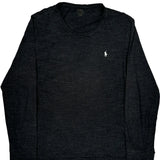 Polo By Ralph Lauren Long Sleeve T-Shirt - 2XL Gray Cotton