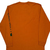 Carhartt Long Sleeve T-Shirt - XL Orange Cotton
