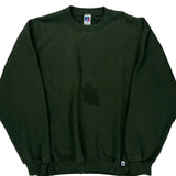 Russell Athletic Sweatshirt - Large Green Cotton