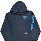 Rack City Carhartt Graphic Hoodie - XL Navy Cotton