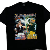 Denver Broncos Vs Green Bay Packers Starter Nfl T-Shirt - XL Black Cotton