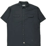 Carhartt Short Sleeve Shirt - 2XL Black Cotton Blend