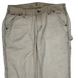 Carhartt Carpenter Pants - 32W 30L Beige Cotton