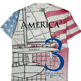 America'S Cup 1992 Hanes Graphic Aop T-Shirt - Large Multicoloured Cotton