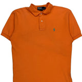 Polo By Ralph Lauren Polo Shirt - Small Orange Cotton