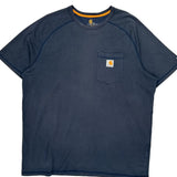 Carhartt T-Shirt - XL Navy Cotton