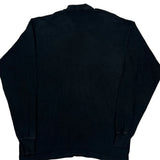 Tees Unlimited Single Stitch Long Sleeve T-Shirt - Large Black Cotton