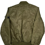 Ma-1 Southpole Bomber Jacket - Medium Green Polyester