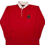Chaps Ralph Lauren Rugby Shirt - XL Red Cotton
