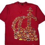 Crown Graphic Sean John Graphic T-Shirt - 2XL Red Cotton