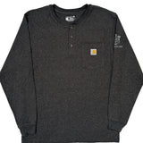 Est 2023 Carhartt Long Sleeve T-Shirt - Medium Gray Cotton