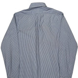 Ralph Lauren Striped Shirt - Medium Blue Cotton
