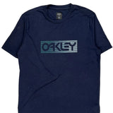 Oakley T-Shirt - Medium Navy Cotton