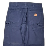 Carhartt Carpenter Trousers - 32W 32L Navy Cotton